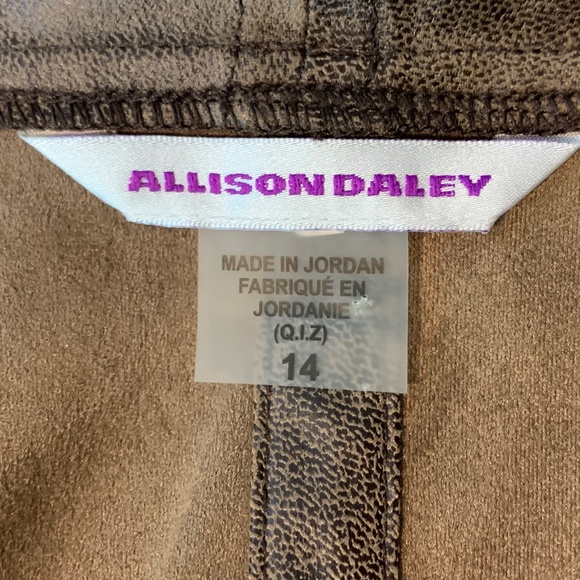 Allison Daley Brown Mosaic Canyon Open Front Cardigan Jacket Women's Siz… - Picture 8 of 10